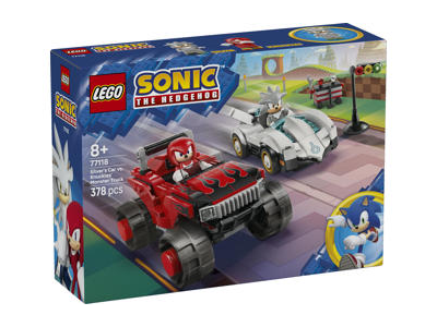 Konstruktorius LEGO Silver Vs Knuckles 77118