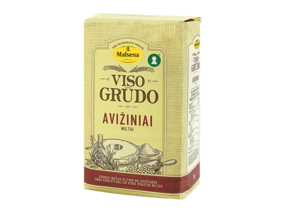 Visų grūdo dalių avižiniai miltai MALSENA, 1 kg
