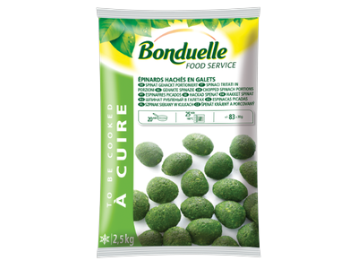 Šaldyti smulkinti špinatai BONDUELLE, 2,5 kg