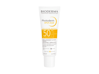 BIODERMA apsauginis kremas nuo saulės fotosenėjimo požymių turinčiai odai, PHOTODERM SPOT-AGE SPF50+, 40 ml