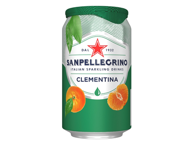 Gaivusis gazuotas gėrimas SAN PELLEGRINO Clementina, 0.33l, skardinė, D
