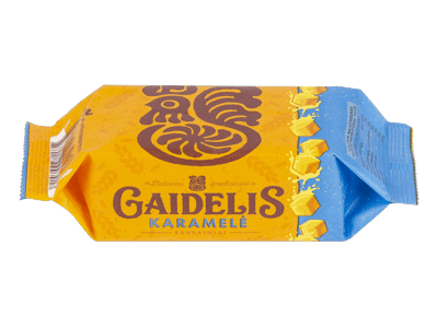 Sausainiai GAIDELIS KARAMELĖ, 160 g