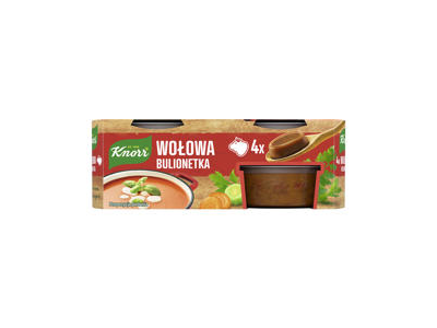 Jautienos sultinys KNORR BULIONETTE, 112 g