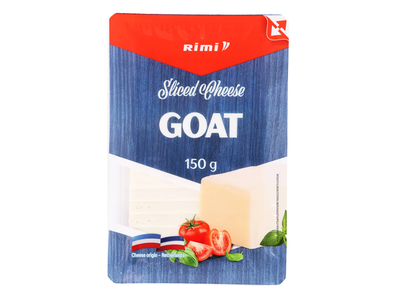 Pjaustytas ožkų pieno sūris RIMI, 55 %, 150 g