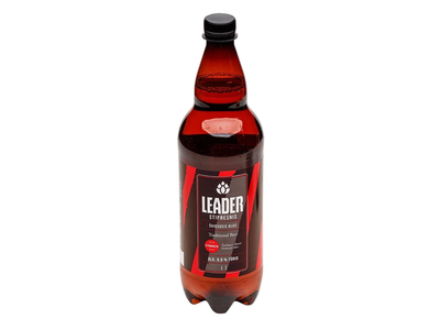 Šviesusis alus LEADER STIPRESNIS 6%, 1 l