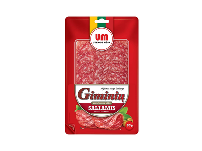 Šaltai rūkytas GIMINIŲ saliamis, a. r., 90 g