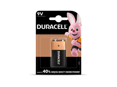Baterija DURACELL 9V, LR61, 1vnt
