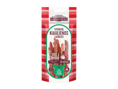 Rokiškio Mėsinė Dill & Onion Vytintos kiaulienos lazdelės 70 g