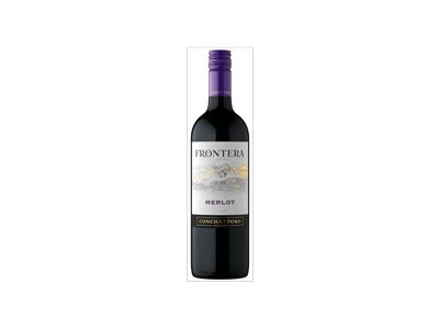 Raudonasis sausas vynas FRONTERA MERLOT, 750 ml