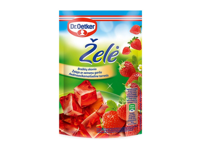 Želė DR. OETKER, braškių skonio, 72 g