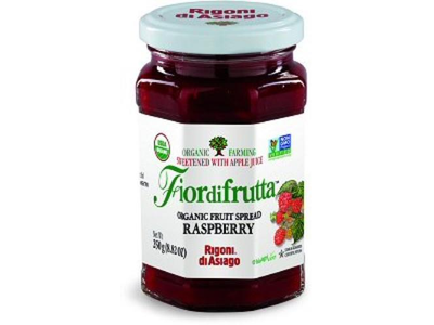Užtepas FIORDIFRUTTA, aviečių, ekologiškas, 60%, 250 g LT-EKO-001