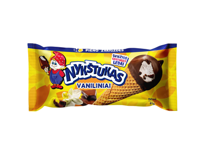 Gl. vanil. valg. ledai NYKŠTUKAS, 150ml / 85g