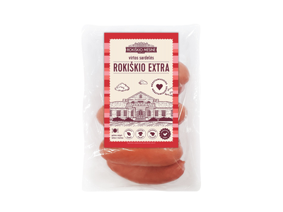 Virtos sardelės ROKIŠKIO EKSTRA, a.r.,  500g