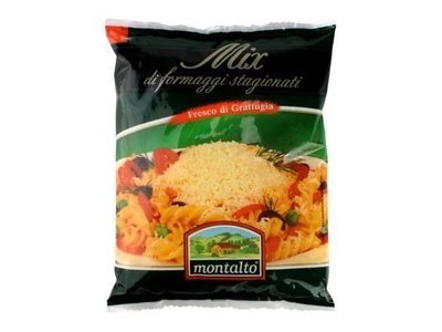 Kietasis sūris MONTALTO, tarkuotas, 35% RSM, 500 g
