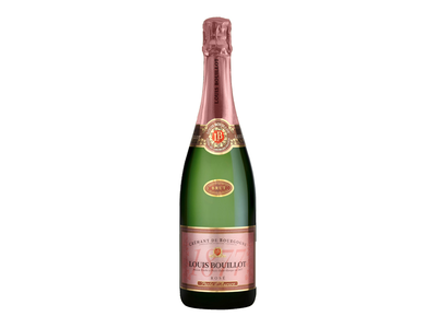 Putojantis vynas LOUIS BOUILLOT, Cremant De Bourgogne, Rose, Perle D'Aurore, 12%, 0.75 l