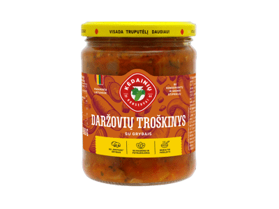 KĖDAINIŲ KONSERVŲ FABRIKO daržovių troškinys su grybais, 480 g