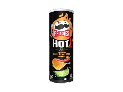 Traškus užkandis PRINGLES HOT MEXICAN CHILLI & LIME, 160 g