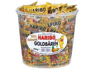 Guminukai HARIBO, Goldbaren, mini, 980 g