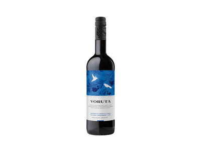 Natūralus raudonasis pusiau sausas aronijų vynas VORUTA, 750 ml