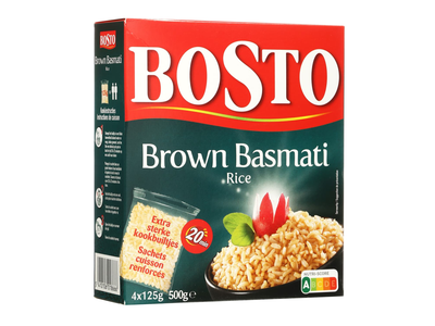 Rudieji BASMATI ryžiai BOSTO, 500 g
