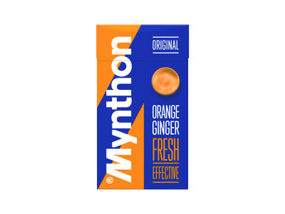 Pastilės MYNTHON ORANGE-GINGER, 31 g