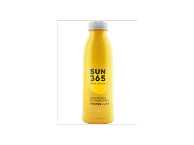 Nepasterizuotos apelsinų sultys SUN 365, 500 ml