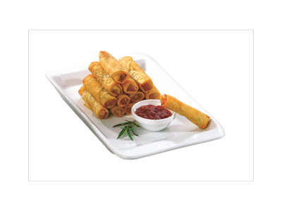 Daržovių suktinukai SPRING ROLLS su saldžiarūgščiu padažu, 250 g