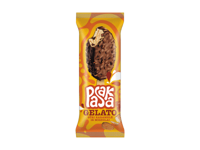 NAUJA! Karam. griet. ledai PASAKA GELATO su sūr. karam. įd., 82 g