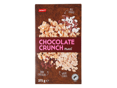 Skrudinti javainiai su šokoladu RIMI, 375 g
