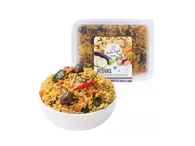 Plovas su pievagrybiais (tinka ir veganams), 1 kg