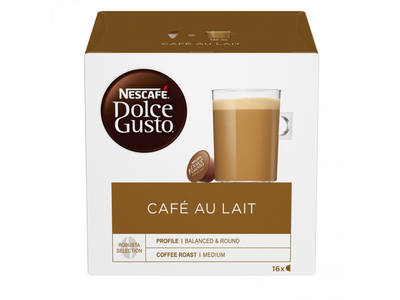 Kavos kapsulės NESCAFE Dolce Gusto Café Au Lait, 16 vnt, 160g
