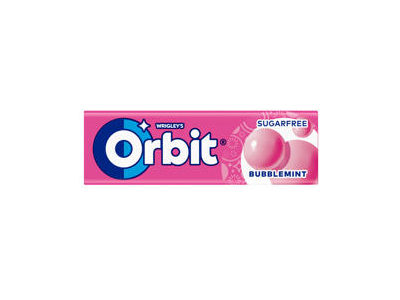 Kramtomoji guma ORBIT BUBBLEMINT, 14 g