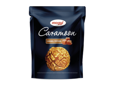 Spraginti kukurūzai apvalkale CARAMOON su karamele 70g