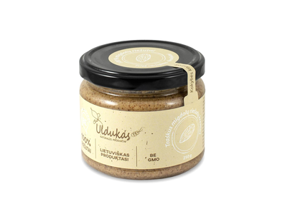 Traškus migdolų riešutų kremas ULDUKAS, 250 g