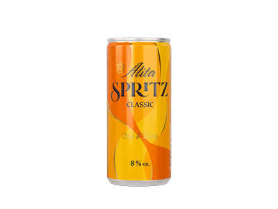 Gaz. vyno kok. ALITA SPRITZ CLAS. 8 % ,0,2 l