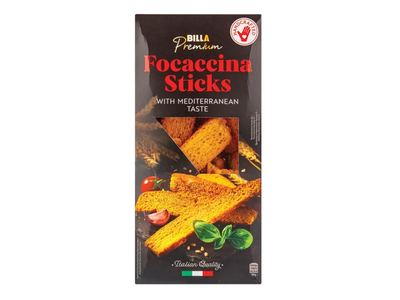 Duonos lazdelės BILLA PREMIUM FOCACCINA, 100 g