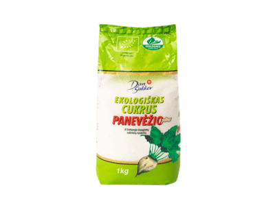 Ekologiškas PANEVĖŽIO cukrus PLIUS, 1 kg