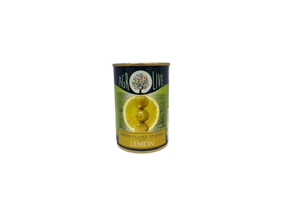 Žaliosios alyvuogės AGROLIVE, įdarytos citrinų pasta, 280 g