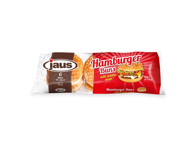Hamburgerio bandelės su sezamu JAUS, 300 g