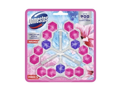 Tual. gaiv. ir valiklis DOMESTOS POWER 5 MAGNOLIA, 3 x 50 g, 150 g