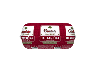 Virta Giminių LEGENDINĖ daktariška dešra, 300 g, aukščiausia rūšis