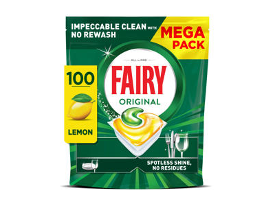 Automatinių indaplovių kapsulės FAIRY Ain1 Lemon, 100vnt