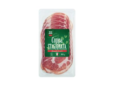 Vytinta kiaul. sprand. COPPA WELL DONE, pjaustyta, nerūš., 80 g