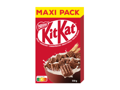 Pusryčių dribsniai KITKAT NESTLE, 550 g, 550 g