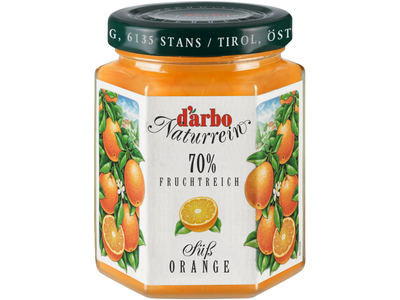 Apelsinų užtepas D'ARBO, 70%, 200 g