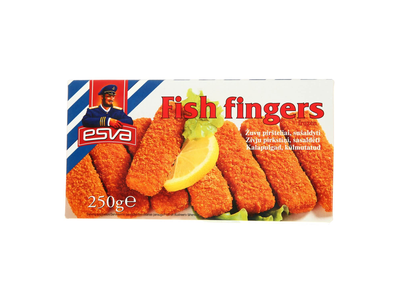 Šaldyti žuvies piršteliai ESVA, 250 g