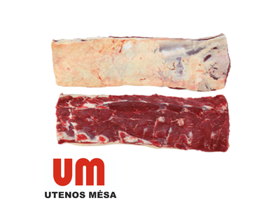 Sauso brandinimo (32+dienos) nugarinė SU RIEBALU, ~2+ kg UTENOS MĖSA