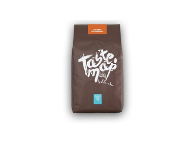 Skrudinta malta kava TASTE MAP colombia suarez, 250g