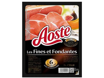 Vytintas kiaulienos kumpis  AOSTE, plonai pjaustytas, 100g