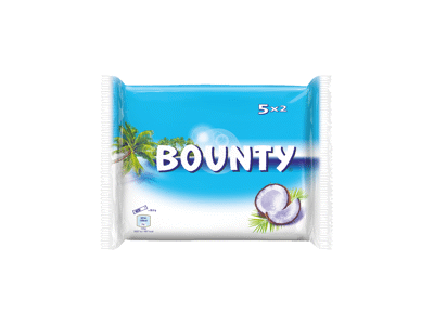 Šokoladiniai batonėliai BOUNTY, 5 vnt., 285 g